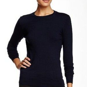 Theory Perfect Crew Staple Cashmere Blend Sweater
